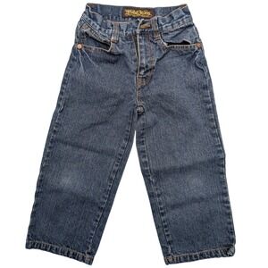 FUBU Jeans Boys Size 5 Blue Denim Straight Leg Vintage Streetwear Good Condition
